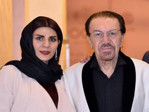 ناصر چشم آذر و همسرش شیرین احمدلو